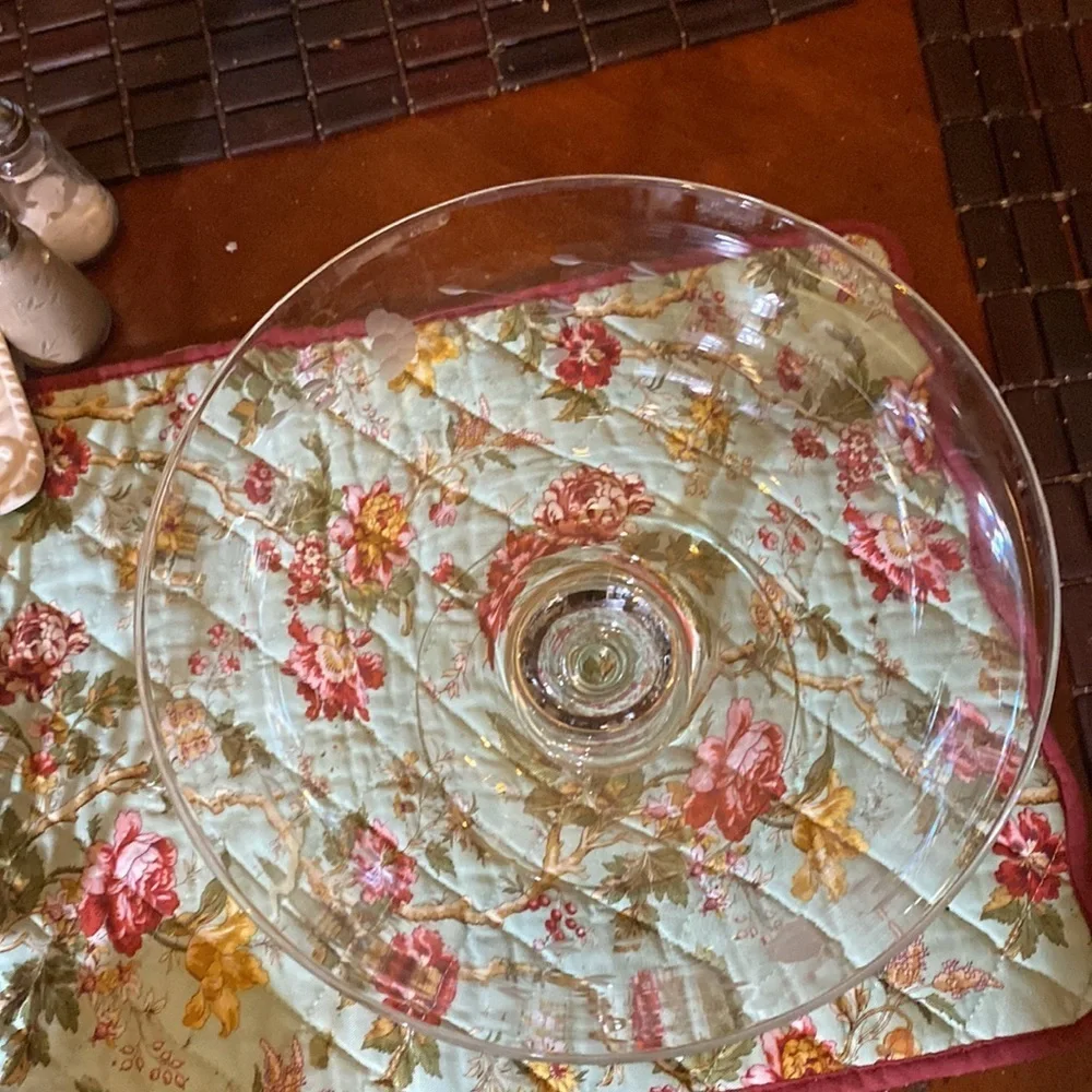 Princess house round compote